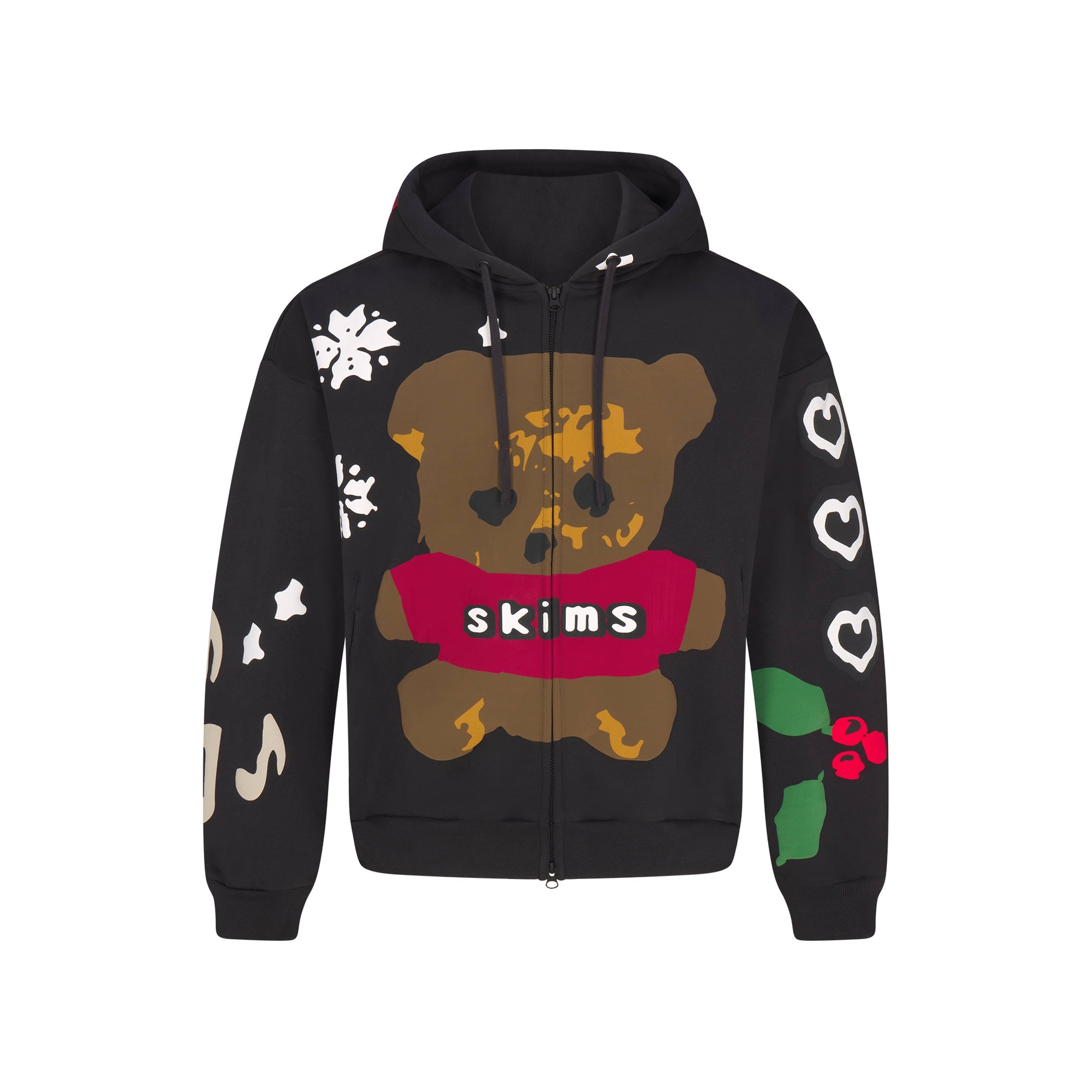 Cactus Plant Flea Market X Skims Heavyweight Fleece Relaxed Zip Up Hoodie