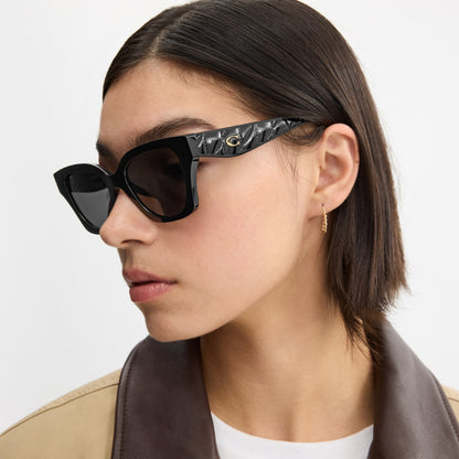 Quilted Square Sunglasses