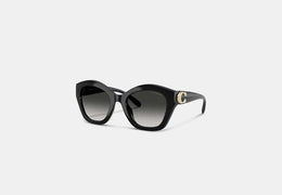 Maxi Sculpted C Oversized Geometric Sunglasses