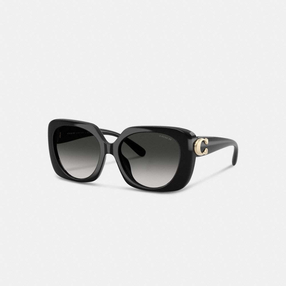 Maxi Sculpted C Oversized Square Sunglasses