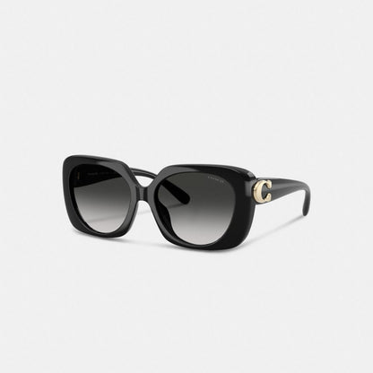 Maxi Sculpted C Oversized Square Sunglasses