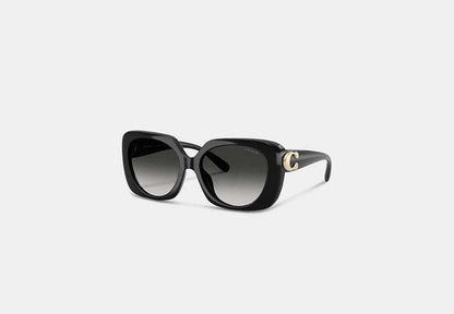 Maxi Sculpted C Oversized Square Sunglasses