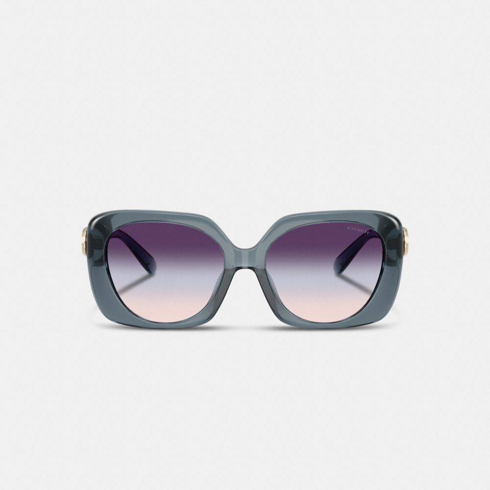 Maxi Sculpted C Oversized Square Sunglasses