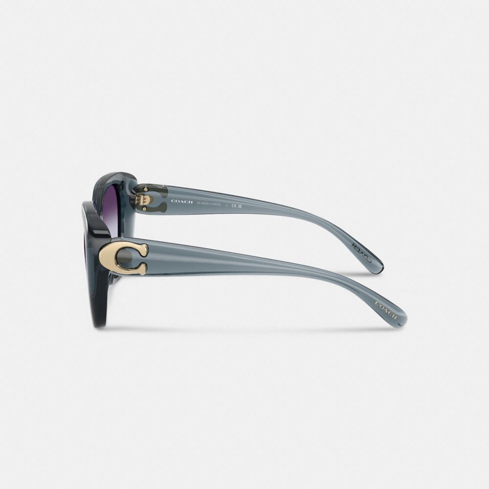 Maxi Sculpted C Oversized Square Sunglasses