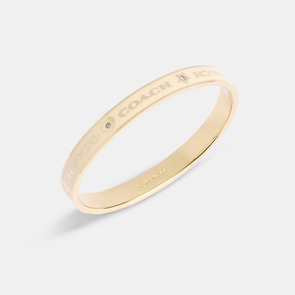 Coach Heart And Star Enamel Bangle