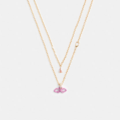 Mini Bow Layered Necklace