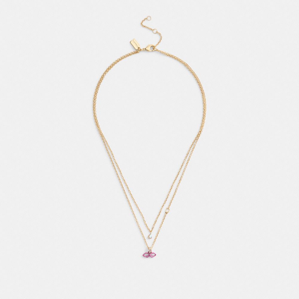 Mini Bow Layered Necklace