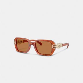 Horse And Carriage Rectangle Sunglasses