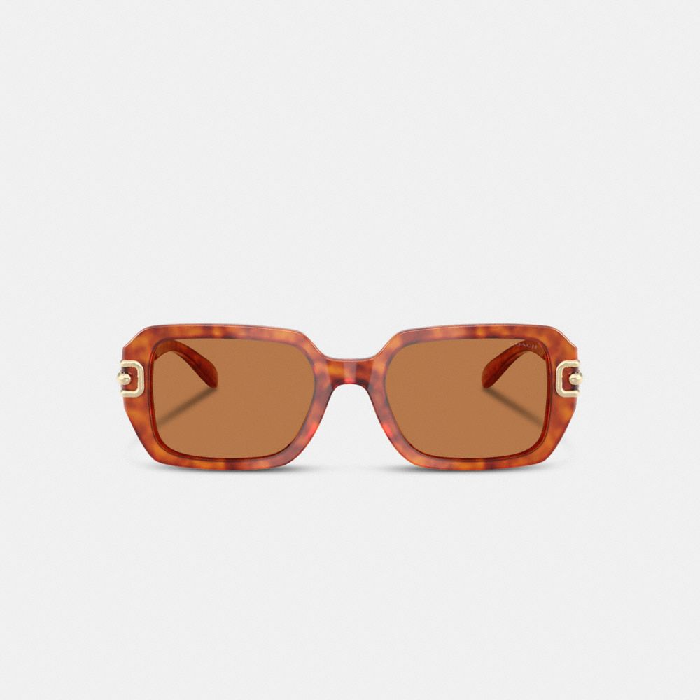 Horse And Carriage Rectangle Sunglasses