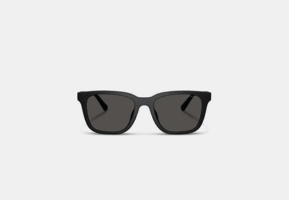 C Hardware Textured Temple Square Sunglasses
