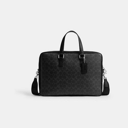 Caden Brief Bag In Signature Canvas
