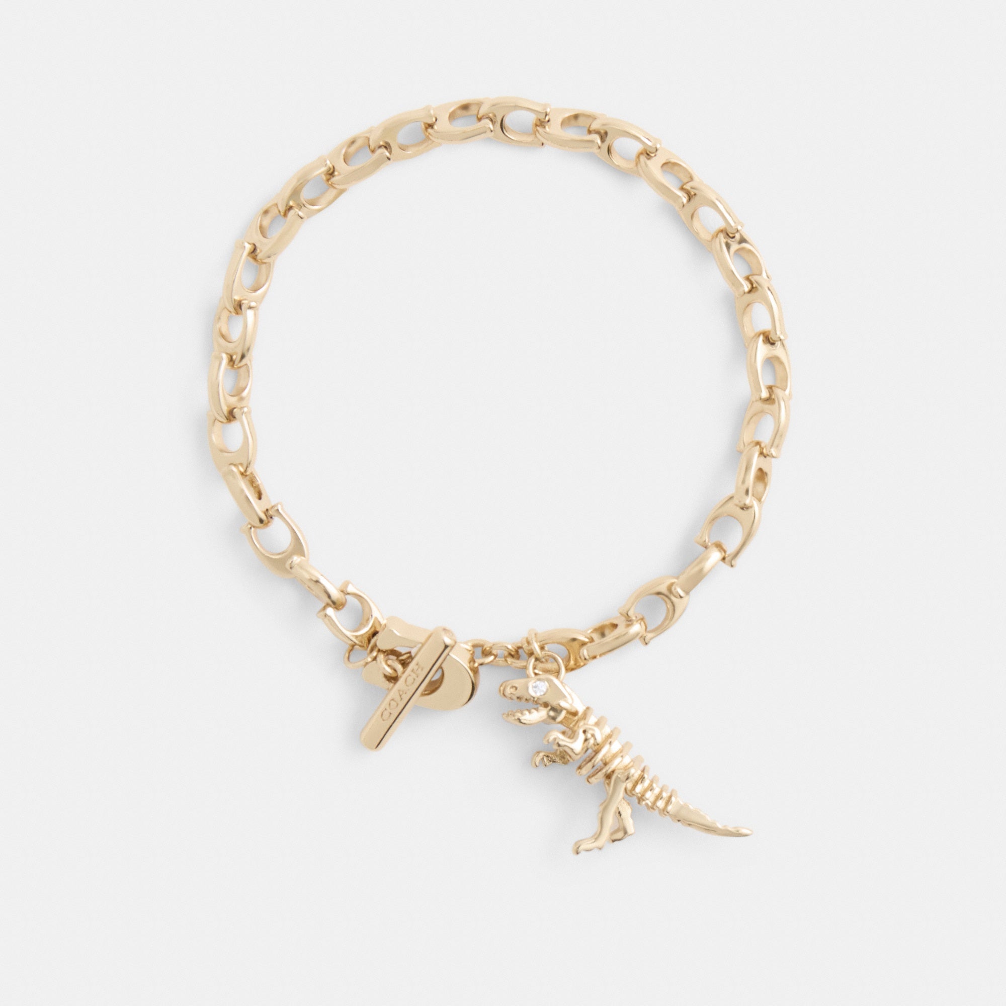 Skeletal Rexy Signature Chain Bracelet