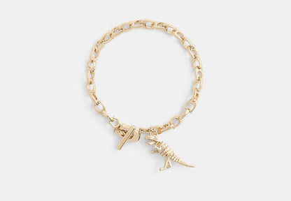 Skeletal Rexy Signature Chain Bracelet