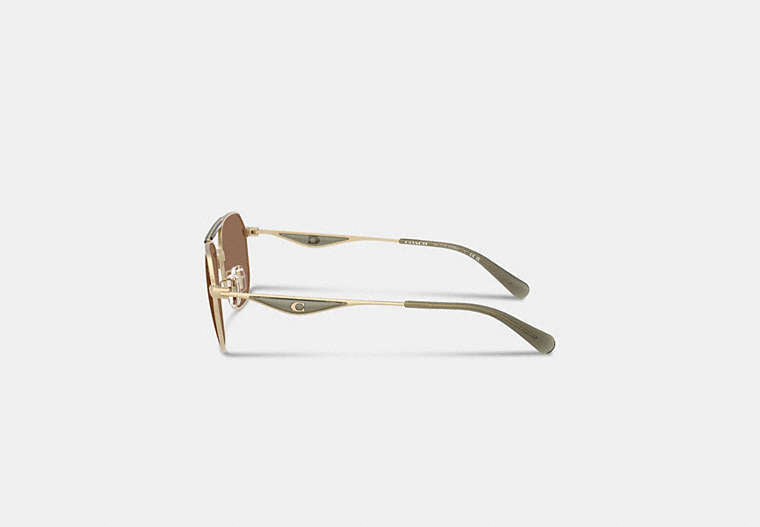 C Hardware Metal Navigator Sunglasses