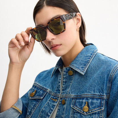 Oversized Cat Eye Sunglasses