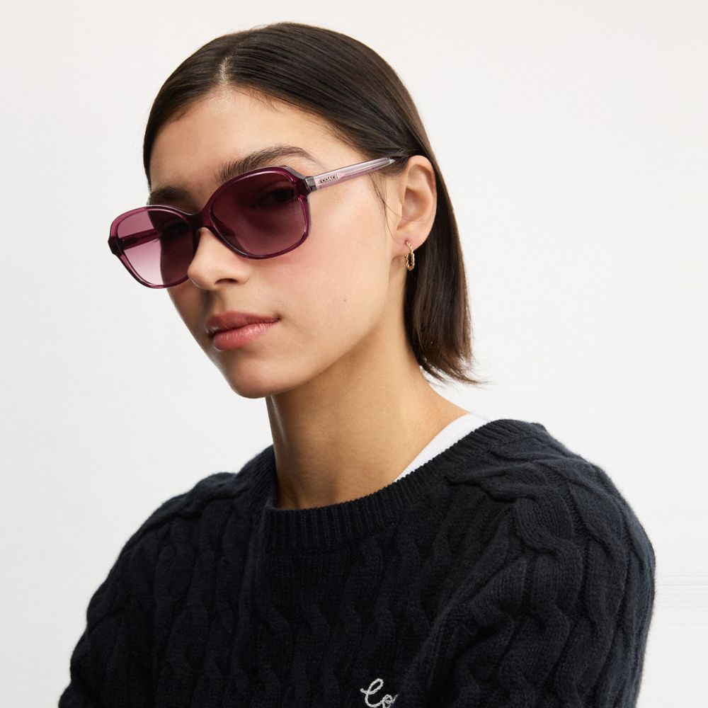 Oversized Oval Sunglasses