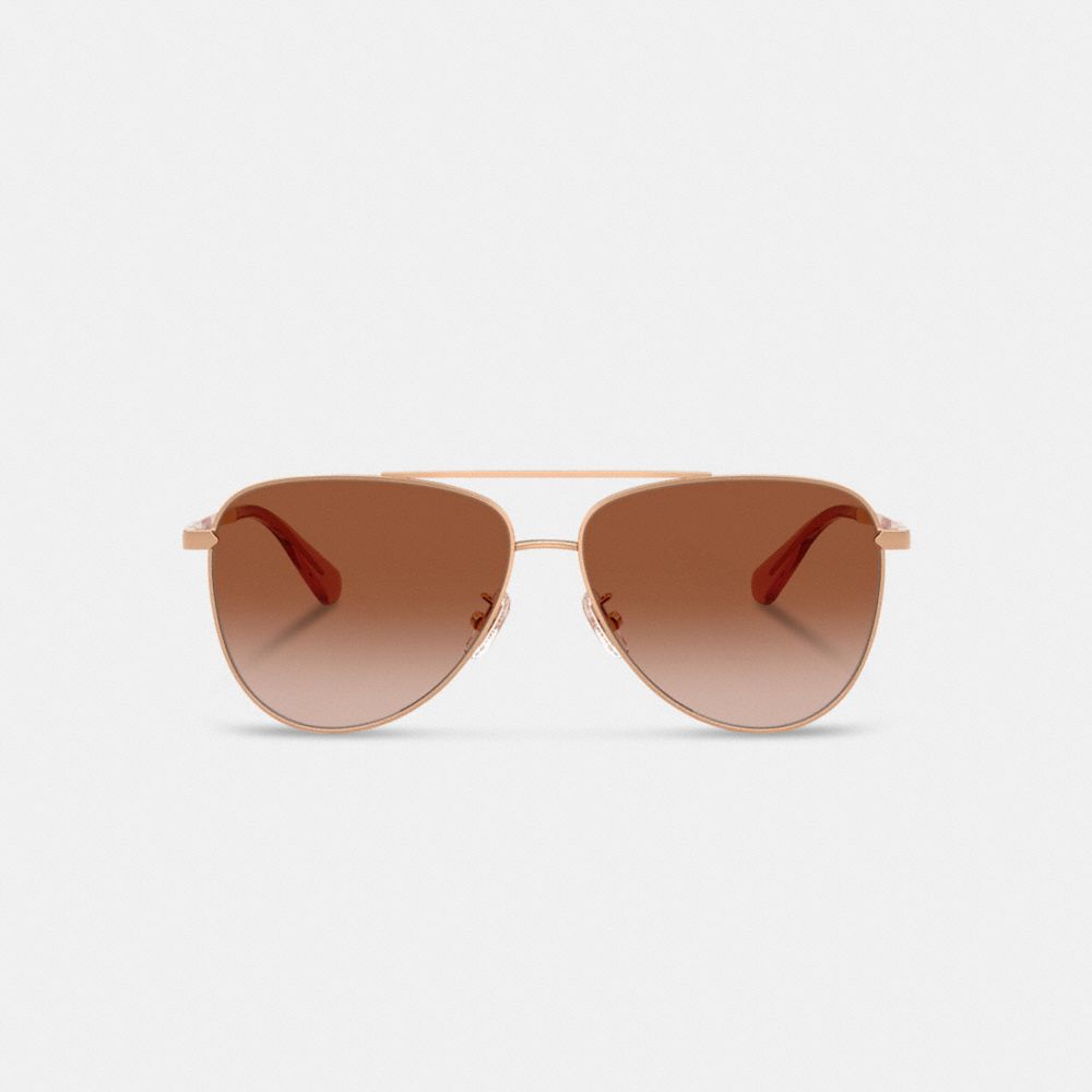 C Hardware Metal Pilot Sunglasses