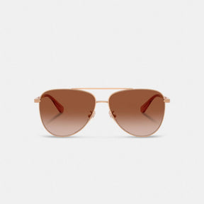 C Hardware Metal Pilot Sunglasses