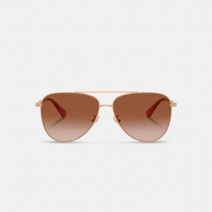 C Hardware Metal Pilot Sunglasses