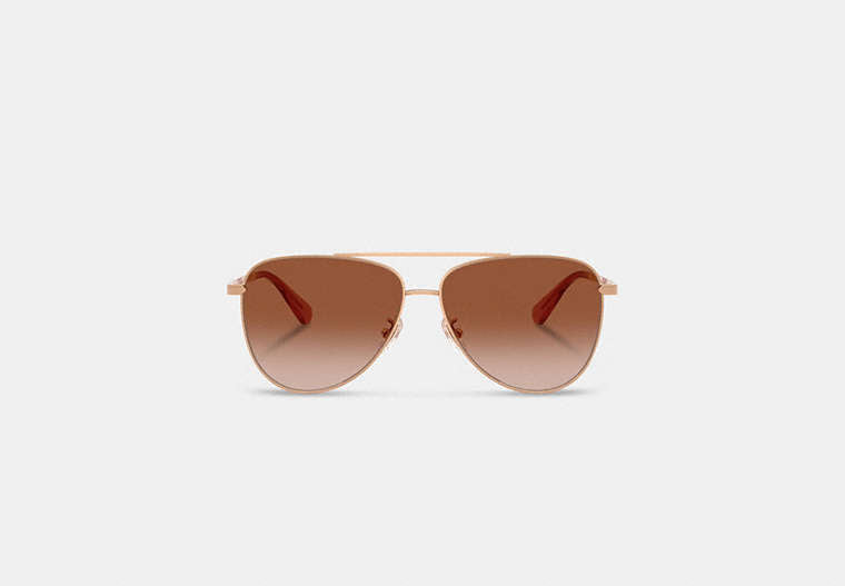 C Hardware Metal Pilot Sunglasses