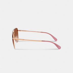 C Hardware Metal Pilot Sunglasses