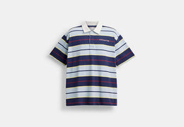 Relaxed Striped Polo