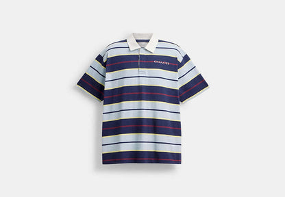 Relaxed Striped Polo