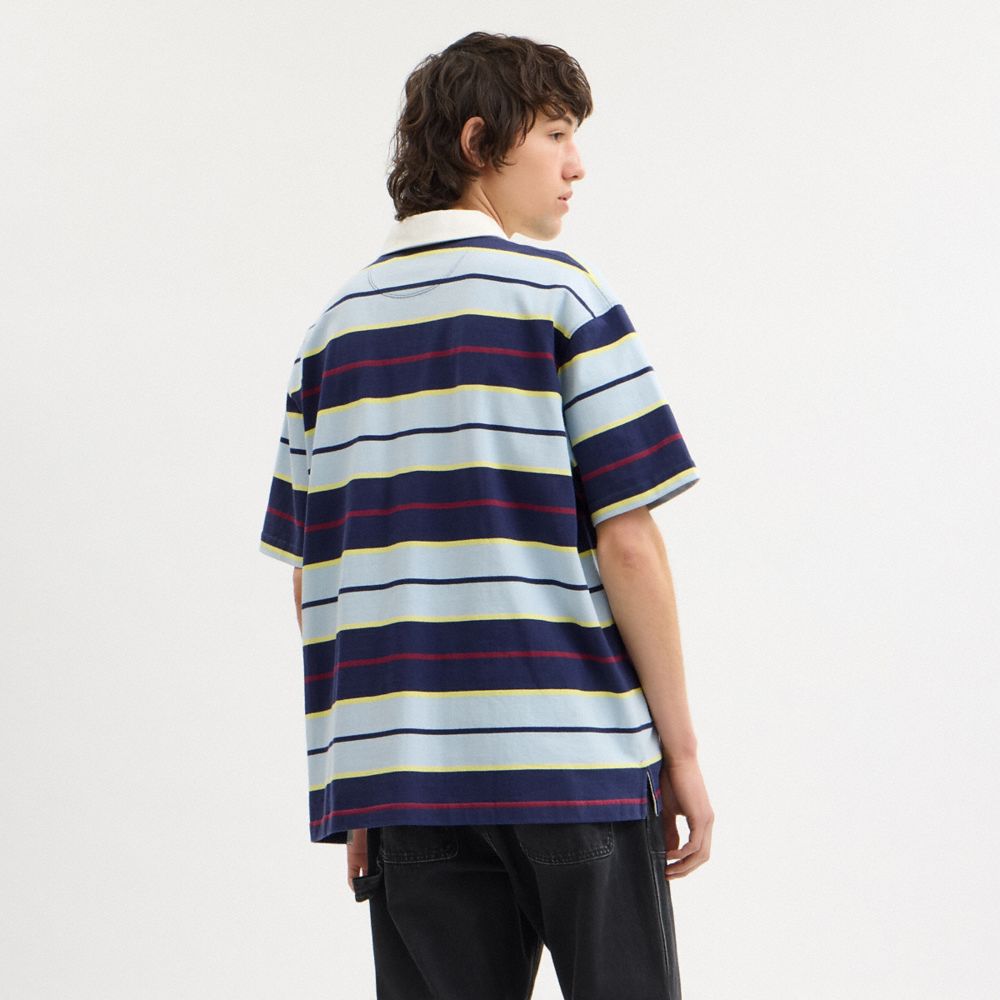 Relaxed Striped Polo