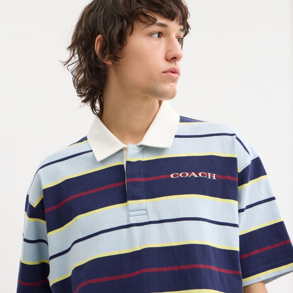 Relaxed Striped Polo