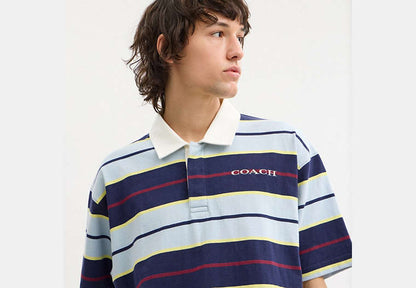 Relaxed Striped Polo