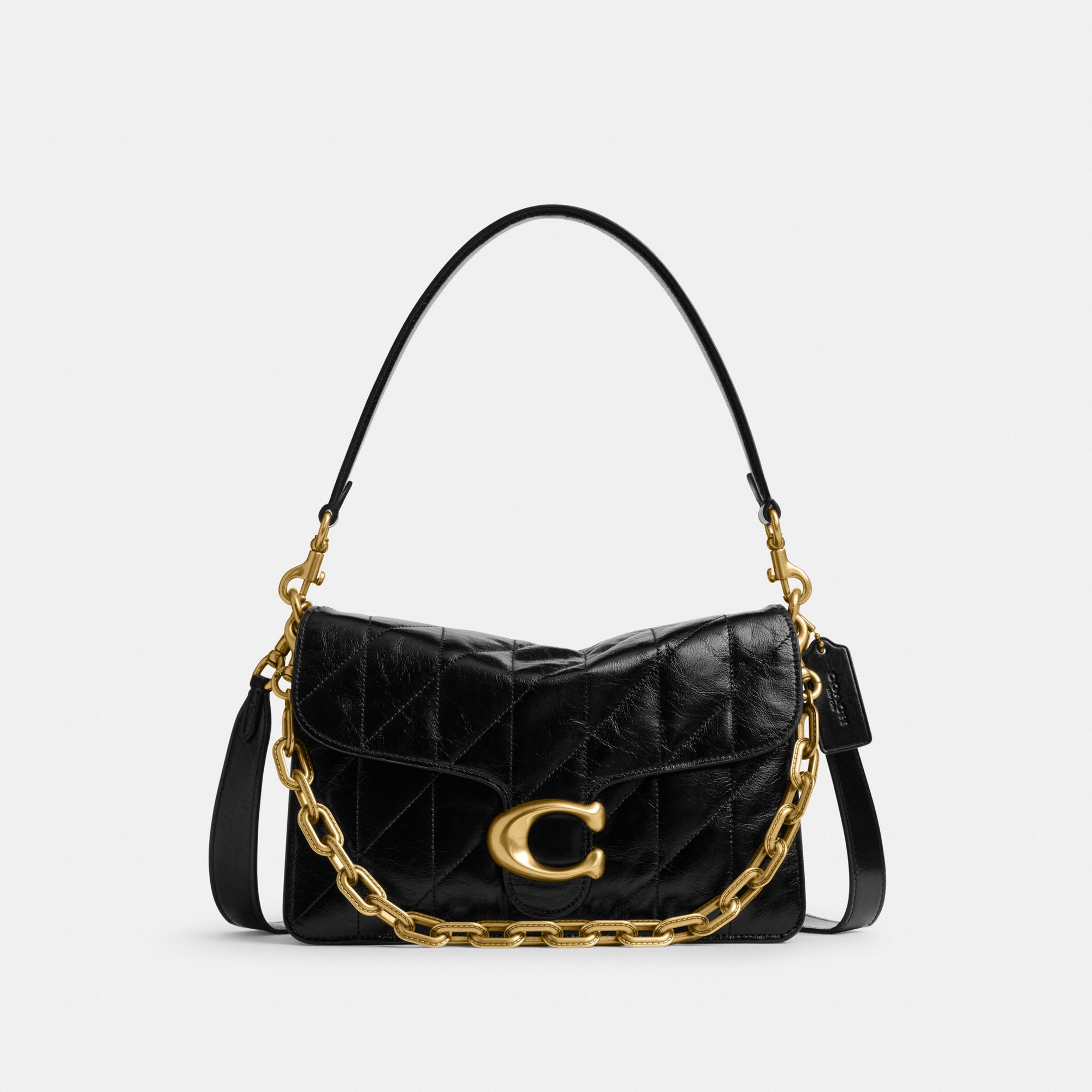 Chain Tabby Shoulder Bag With Quilting