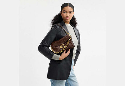 Chain Tabby Shoulder Bag With Quilting