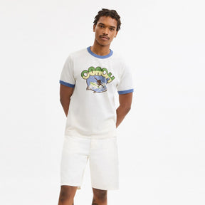 Surf Graphic T Shirt In Organic Cotton
