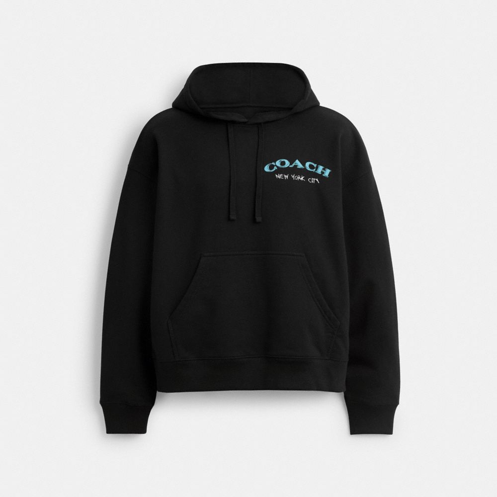 Leatherware Collage Relaxed Hoodie