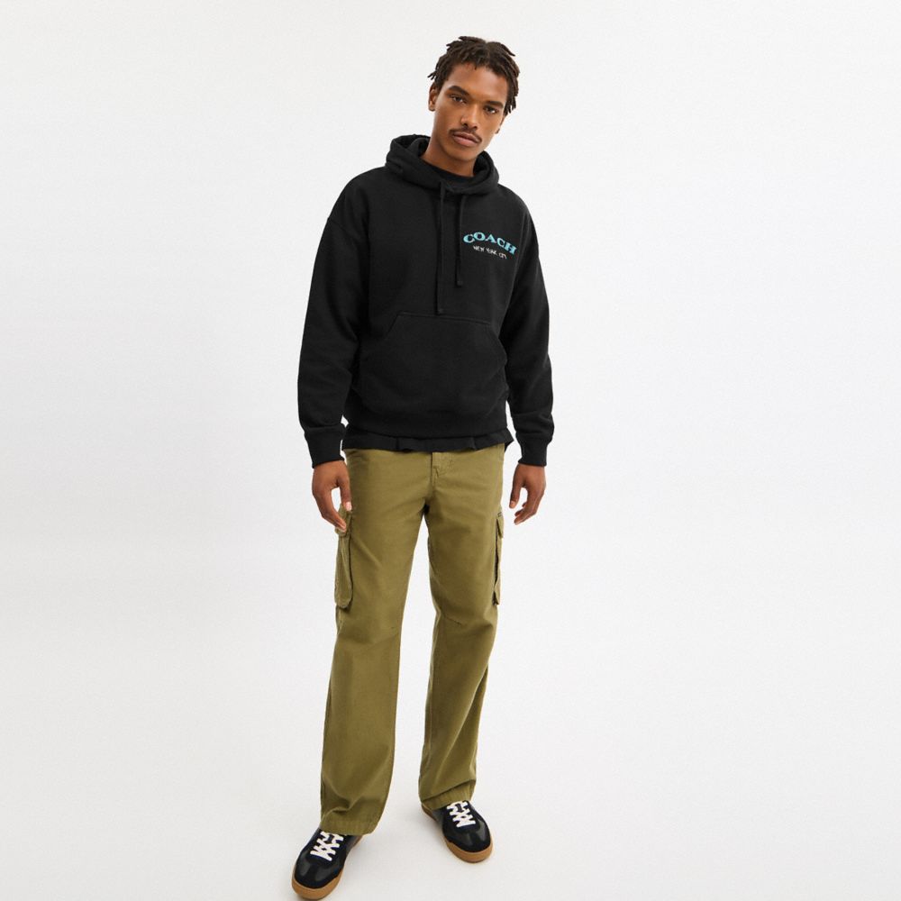 Leatherware Collage Relaxed Hoodie
