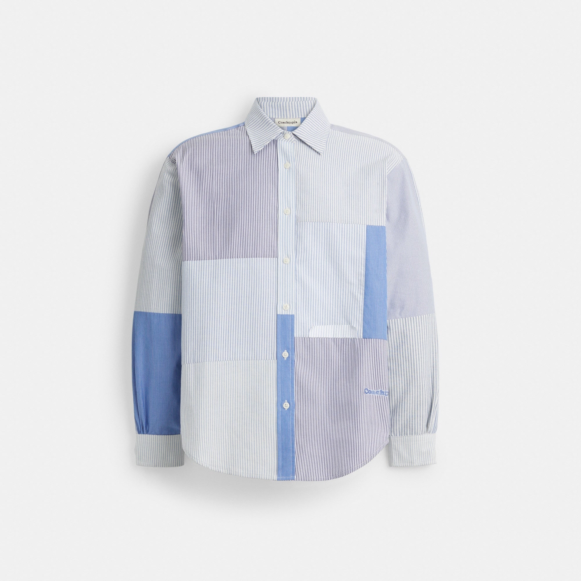 Patchwork Striped Shirt