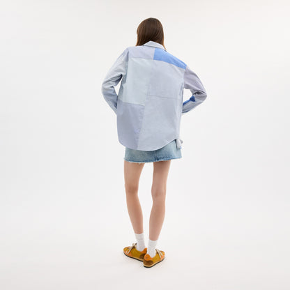 Patchwork Striped Shirt
