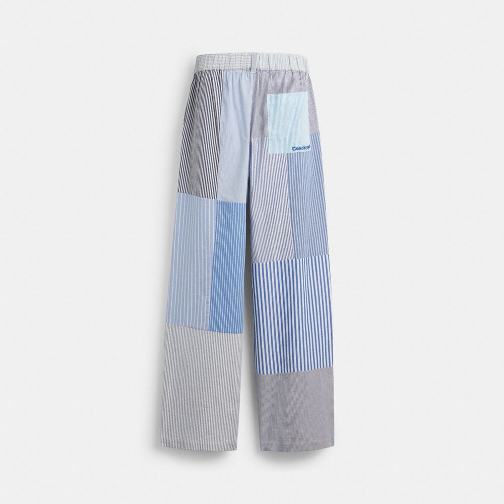 Patchwork Striped Pants