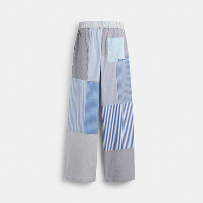 Patchwork Striped Pants