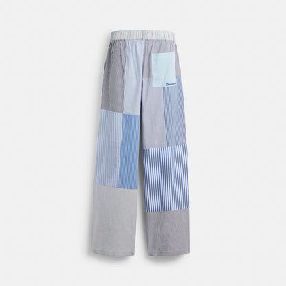Patchwork Striped Pants