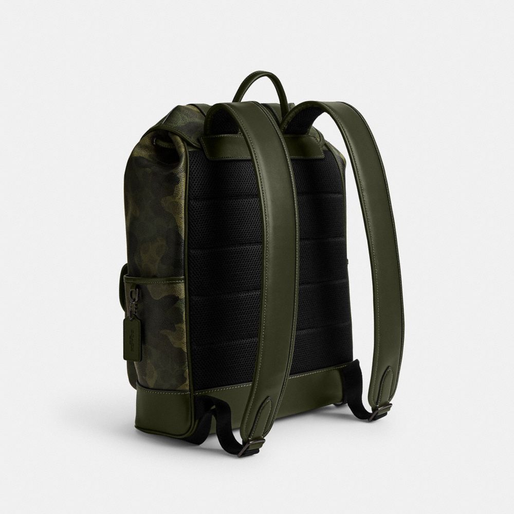 League Flap Backpack In Signature Camo Print