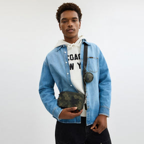 Charter Slim Crossbody Bag In Signature Camo Print