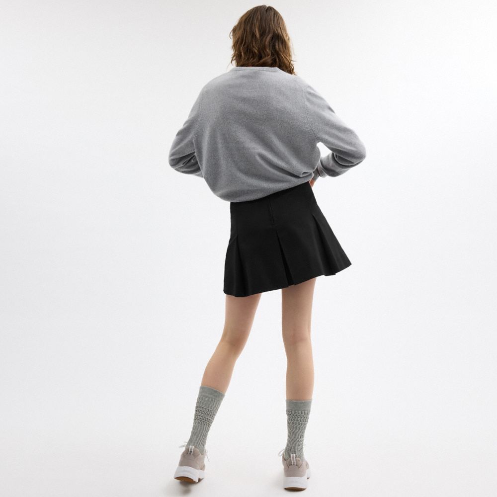 Mini Skirt With Turnlocks