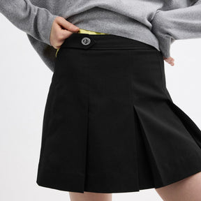 Mini Skirt With Turnlocks