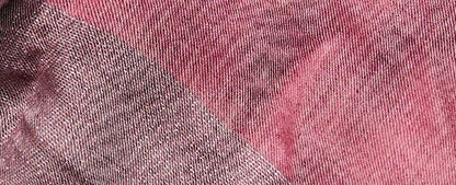 Restored Metallic Windowpane Challis