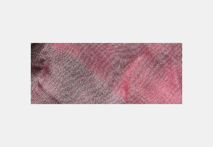 Restored Metallic Windowpane Challis