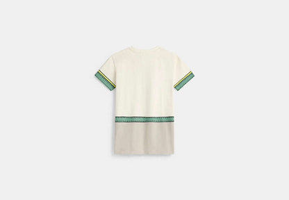 Restored Trompe L'oeil Belted T-Shirt
