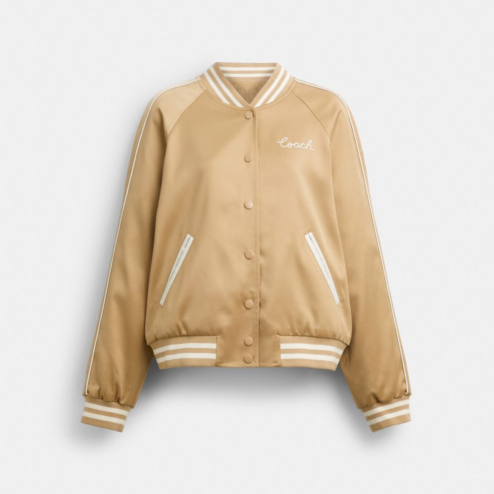 Reversible Signature Souvenir Varsity Jacket