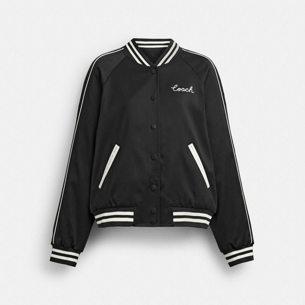 Reversible Signature Souvenir Varsity Jacket