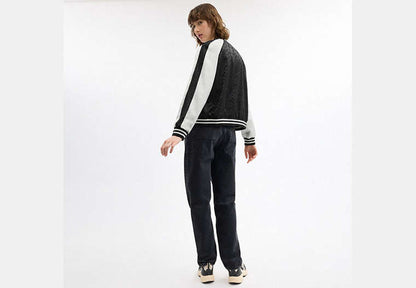 Reversible Signature Souvenir Varsity Jacket